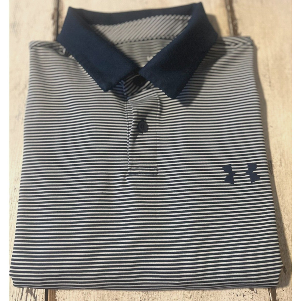 Under Armour Performance Polo, Short Sleeve Men's Golf Shirt, Large